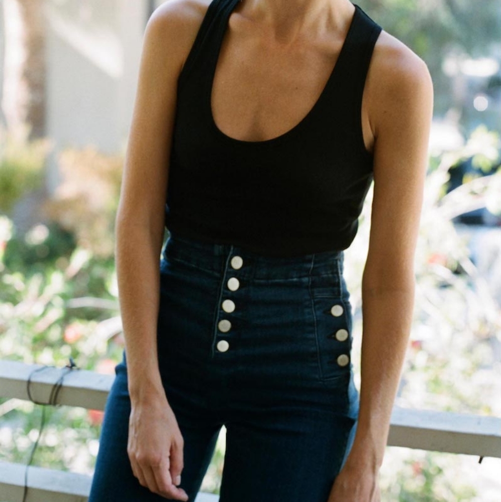 J Brand Natasha Sky High Skinny Jean in Allegiance